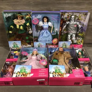 Box of Misc. Wizard of Oz Barbie and Ken Dolls 
 UNRESERVED