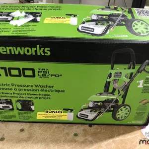 Greenworks 2100 PSI Electric Pressure Washer
 UNRESERVED