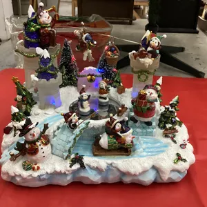 LIGHTED MUSICAL SNOW VILLAGE