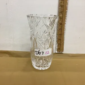 PINWHEEL CRYSTAL VASE