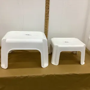 (2) STEP STOOLS - ONE IS RUBBERMAID
