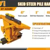2025 GIYI GY-AD680 Skid Steer Post Driver (Unused)