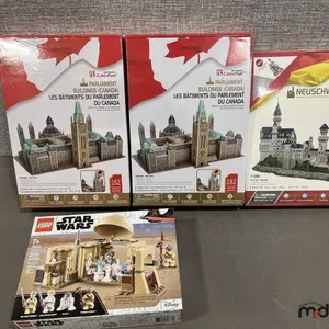 3D Puzzle and Star Wars Lego Set
 UNRESERVED