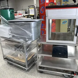 (2) Rolling Carts, Food Warmer, Microwave and More
 UNRESERVED