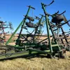 34’ JD 610 cultivator, S/N 002592