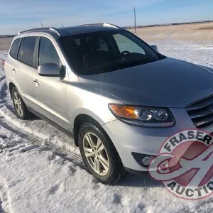2012 Hyundai Santa Fe GL SUV, 276,795 Showing, VIN #5XYZGDAB2CG105289, Owner: Lisa L Cook, Seller: Fraser Auction Service Ltd