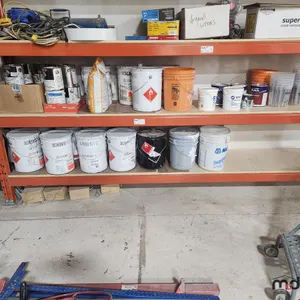 Paint Cans, Sealant, Stains and More
 UNRESERVED