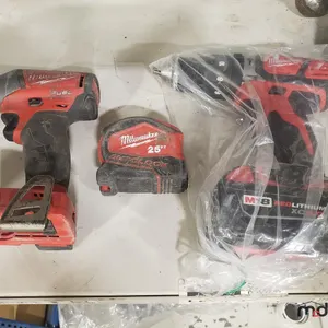Milwaukee Impact, Drill and Tape Measure
 UNRESERVED
