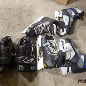 Bauer & Reebok Skates and Hockey Gloves
 UNRESERVED
