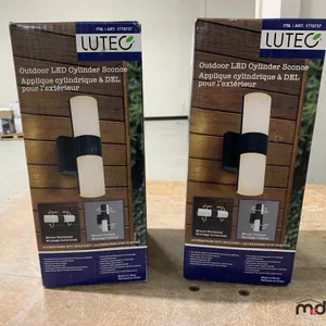 (2) LUTEO Outdoor LED Cylinder Light
 UNRESERVED
