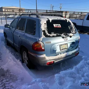 SALVAGE UNIT: 2003 Hyundai Santa FE Car (Blue)
 UNRESERVED