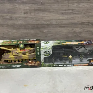 Military Tank & Black Hawk Helicopter
 UNRESERVED