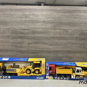 (2) Bruder Truck & Equipment Sets
 UNRESERVED