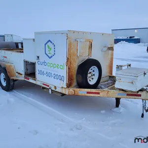 2004 Homebuilt T/A Utility Trailer w/ Mortar Mixer