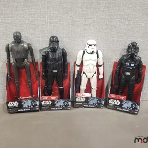 Box w/ 18" K-2S, TIE-Pilot, Stormtrooper & D-Trooper Figures
 UNRESERVED