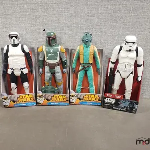 Box w/ 18" Greedo, Stormtrooper, Scout & Boba Fett Figures
 UNRESERVED