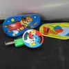Vintage Tin Noise Makers, Top , Flip a Fish 1981 Game , Mad