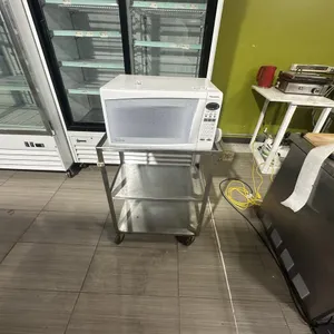 Microwave & Rolling Cart
 UNRESERVED