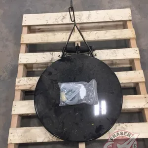 Spring type bin lid