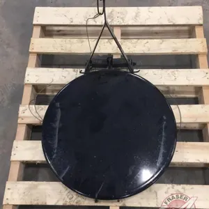 Spring type bin lid