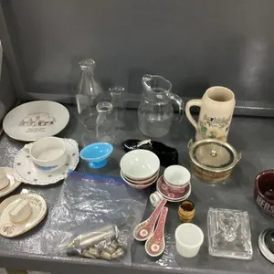 COLLECTOR PLATES, STEIN, VINTAGE CAKE DECORATOR KIT, MILK BOTTLES