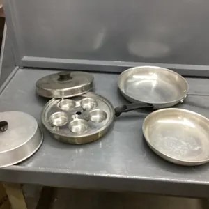 ALUMINUM FRY PANS, S/S POACHER