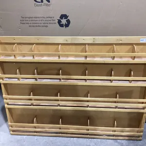 24 COMPARTMENT WALL SHELF