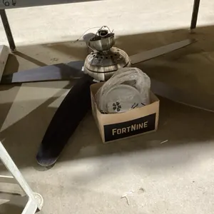 SHELF #6 - CEILING FAN WITH LIGHT + REMOTE