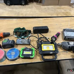 Box Of Misc. Drills, Ski Goggles & More
 UNRESERVED