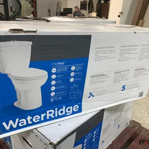 Water Ridge Toilet Bowl & Tank Set (Damaged)
 UNRESERVED