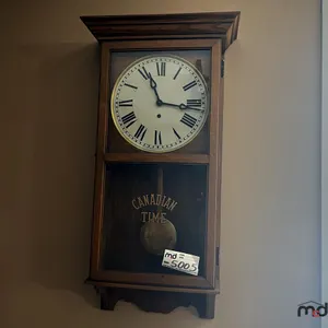 1914 Canadian Time Pequegnat Wall Clock (Berlin Canada)
 UNRESERVED
