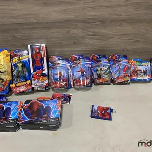 Box of Misc. Amazing Spider-Man Toys 
 UNRESERVED