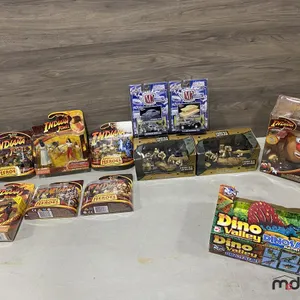 Box of Misc. Indiana Jones Figures and Other Misc. Toys 
 UNRESERVED