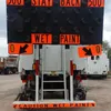 2005 GMC T8500 paint striper truck