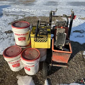 Concrete Extruder, Tools, Mold & Pigment
 UNRESERVED