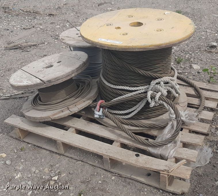 (3) reels cable
