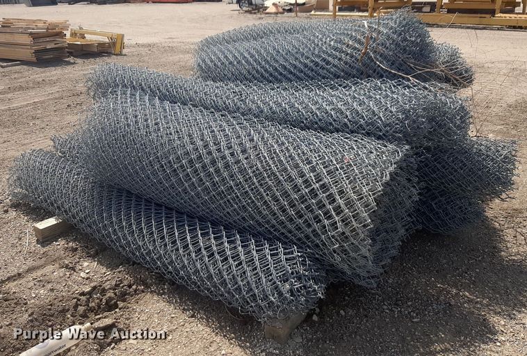 (14) rolls of chain link fence
