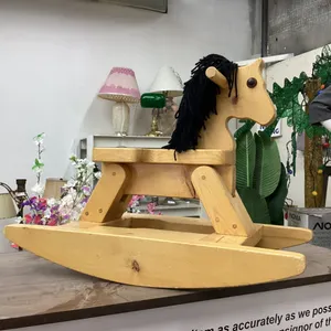 WOOD ROCKING HORSE