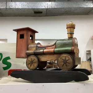 WOOD TRAIN ROCKER