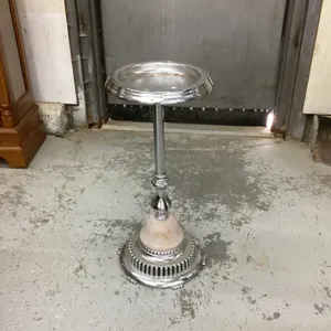VINTAGE STAND ASHTRAY - MISSING GLASS INSERT