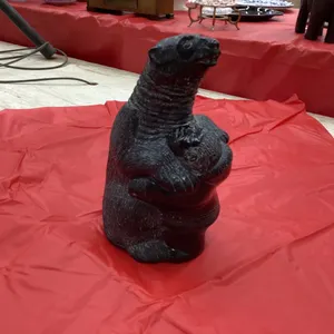 "AARDIK". SOAPSTONE INUIT CARVING -
