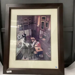 LARGE CAFE SCENE PRINT