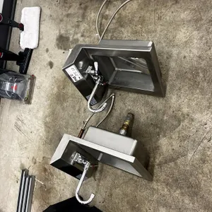 (2) Stainless Steel Hand Wash Sinks
 UNRESERVED