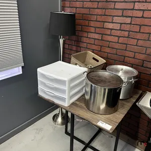 Table, Pots, Lamp & More
 UNRESERVED