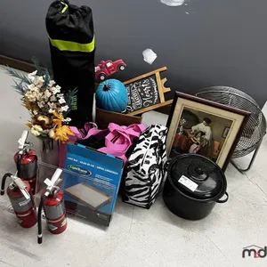Fire Extinguishers, Canning Pot, Fan, Camping Chair & More
 UNRESERVED