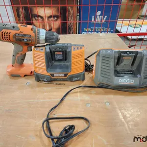 Ridgid Power Drill & Chargers
 UNRESERVED