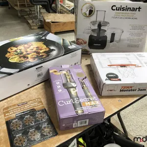 Cuisinart Food Processor, Wok, Mini Basketball Set & Curling Iron
 UNRESERVED
