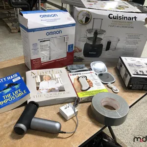 Cuisinart Food Processor, Hair Cutting Kit, Books & More
 UNRESERVED
