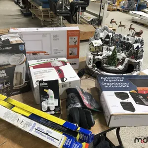 Plug In Christmas Scene, Automotive Organizer, Blow Dryer, Steam Iron, Winter Gloves & Wiper Blades
 UNRESERVED