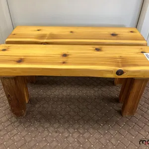 (2) Live Edge Cedar Bench (41"x12"x19")
 UNRESERVED